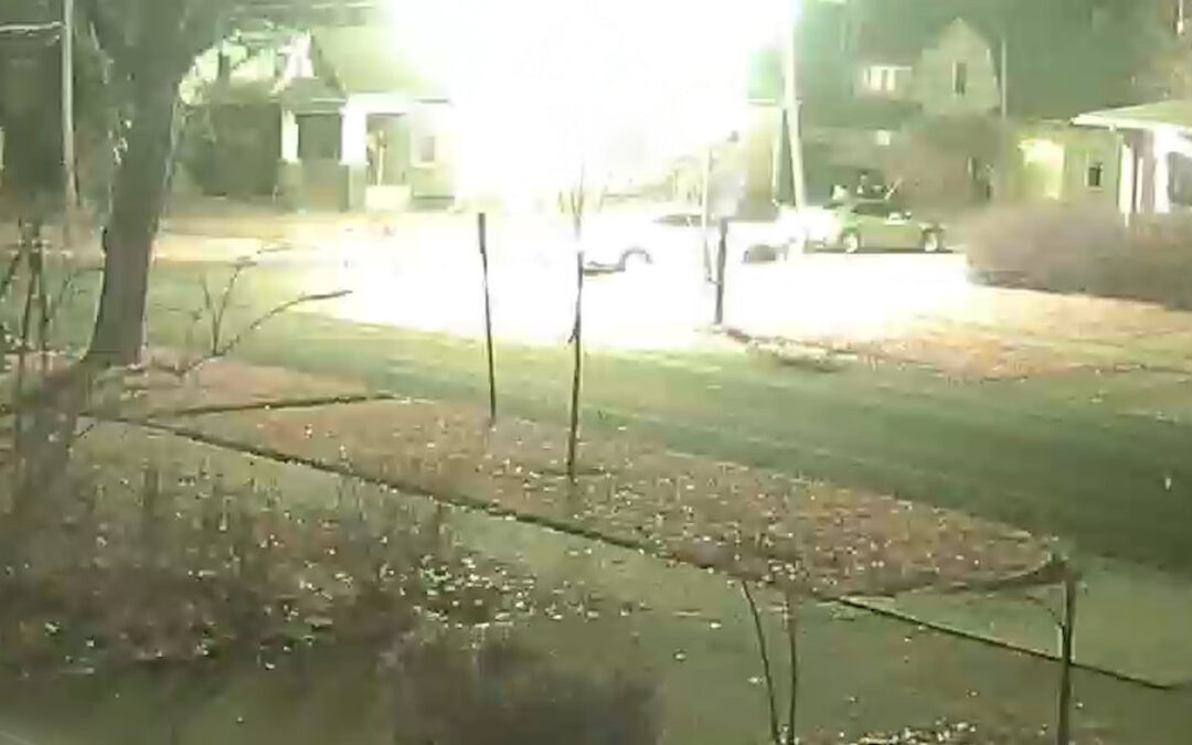 Road Rage Ends with Crash into Power Pole, Huge Electrical Arc – Urbana, Illinois