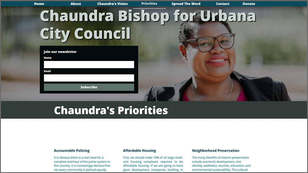 Councilperson Chaundra Bishop on Police Reform, Then and Now – Urbana, Illinois